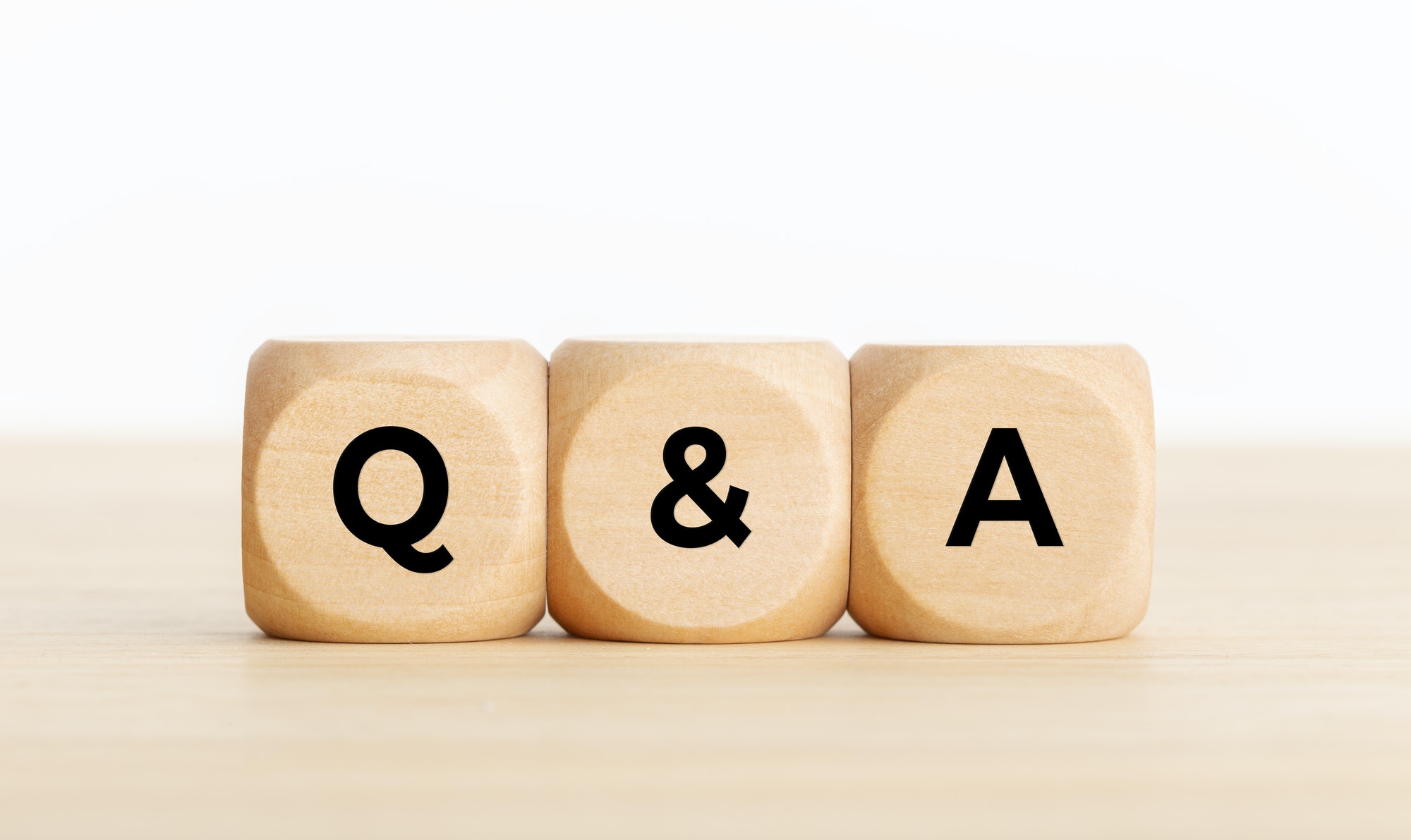 Start 9 Q&A or questions and answers concept