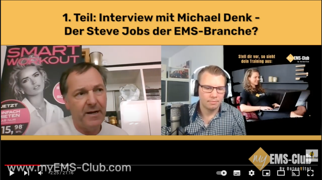 Interview Titelbild mit Michael Denk, CEO SMART WORKOUT, Teil 1